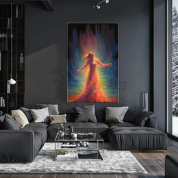 Celestial Transcendence Surreal Art Poster PosterGoat