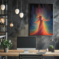 Celestial Transcendence Surreal Art Poster PosterGoat