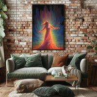 Celestial Transcendence Surreal Art Poster PosterGoat