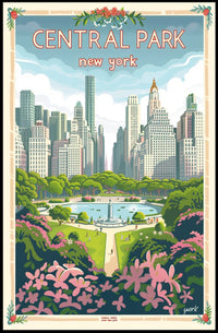 Central Park Skyline Art - Urban or Cityscape Poster PosterGoat