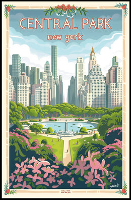 Central Park Skyline Art - Urban or Cityscape Poster PosterGoat