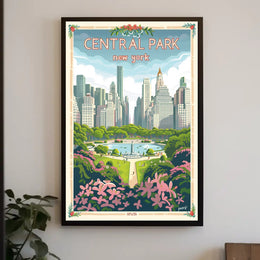 Central Park Skyline Art - Urban or Cityscape Poster PosterGoat