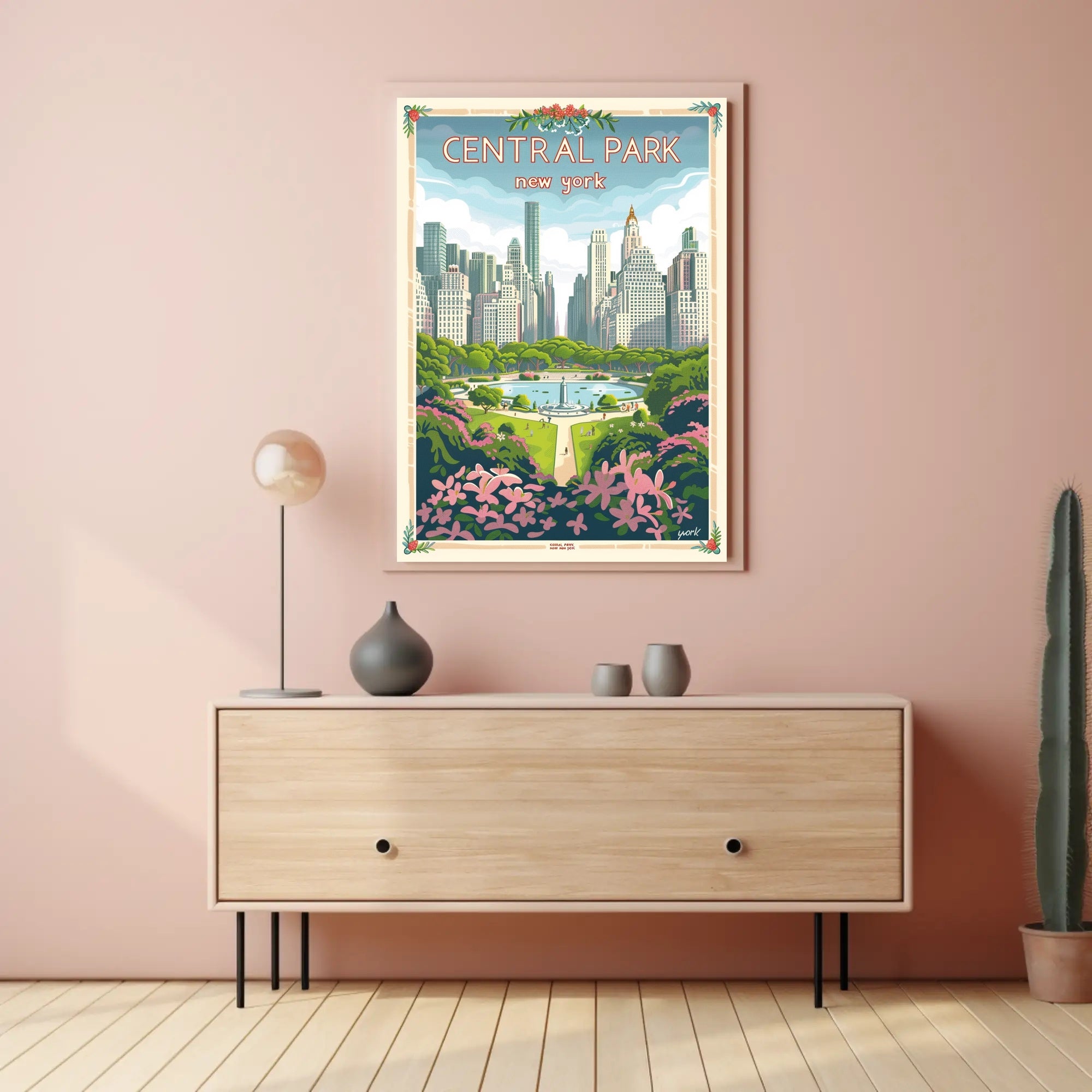 Central Park Skyline Art - Urban or Cityscape Poster PosterGoat