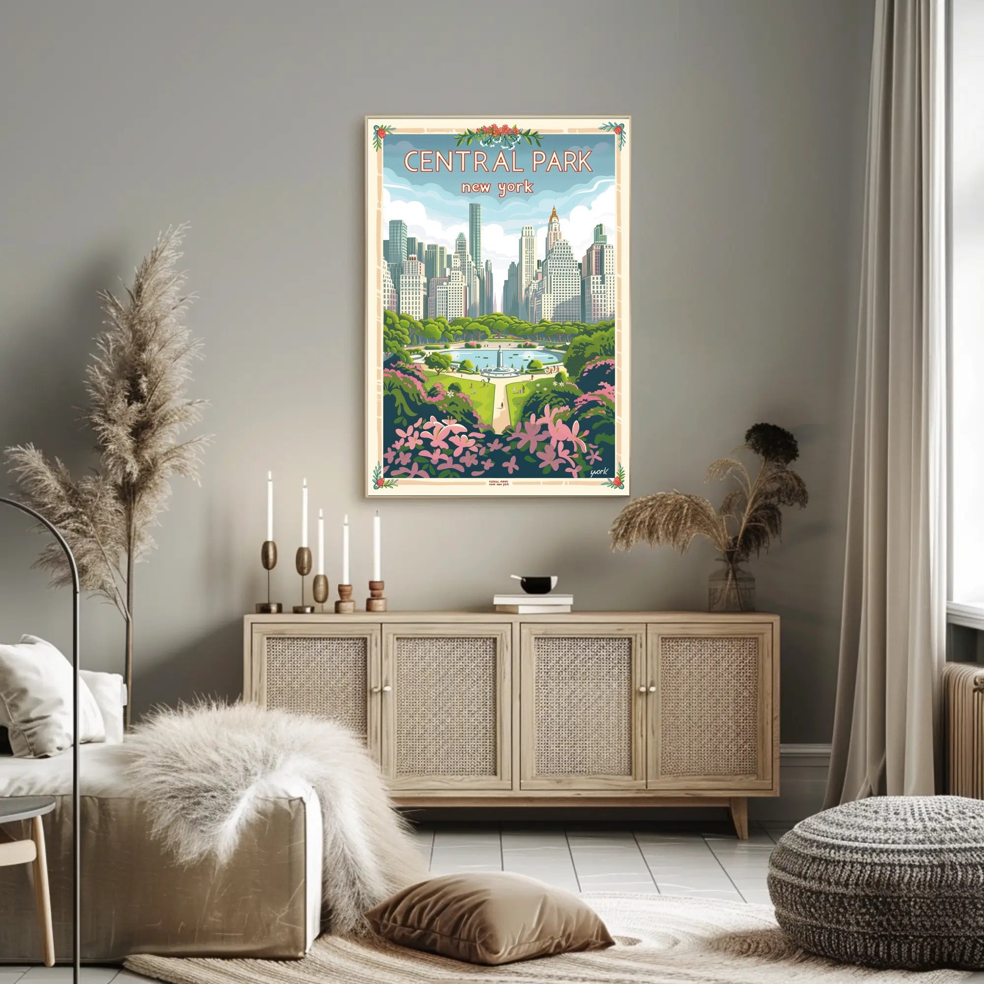 Central Park Skyline Art - Urban or Cityscape Poster PosterGoat