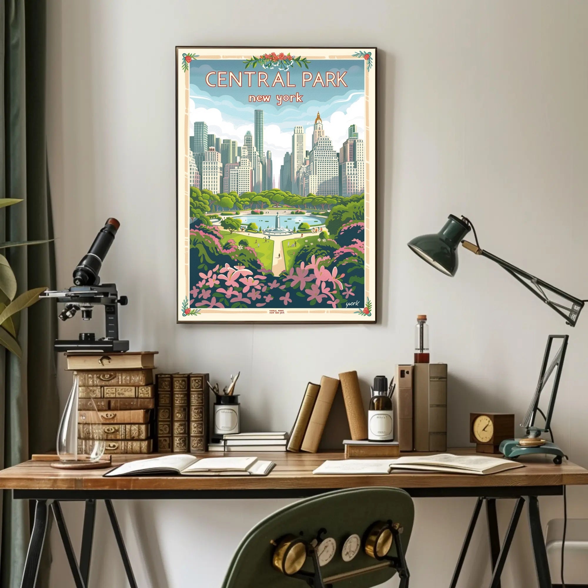 Central Park Skyline Art - Urban or Cityscape Poster PosterGoat