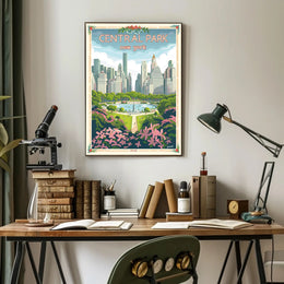 Central Park Skyline Art - Urban or Cityscape Poster PosterGoat