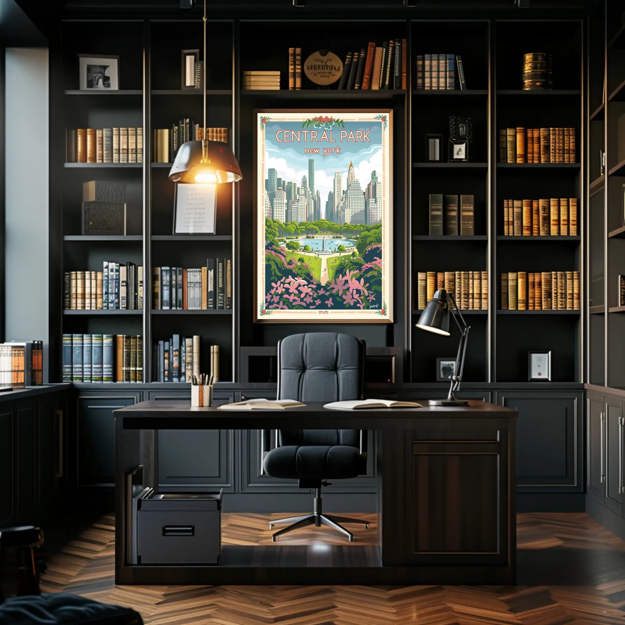 Central Park Skyline Art - Urban or Cityscape Poster PosterGoat