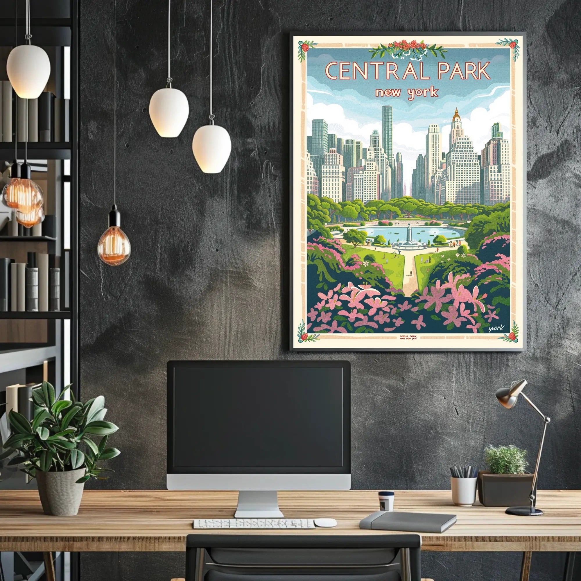 Central Park Skyline Art - Urban or Cityscape Poster PosterGoat