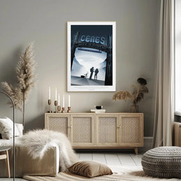 Ceres: Queen of the Asteroid Belt Sci-Fi Poster PosterGoat