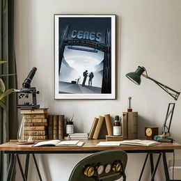 Ceres: Queen of the Asteroid Belt Sci-Fi Poster PosterGoat