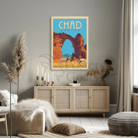 Chad Africa Adventure Travel Poster PosterGoat
