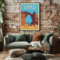 Chad Africa Adventure Travel Poster PosterGoat