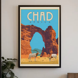 Chad Africa Adventure Travel Poster PosterGoat