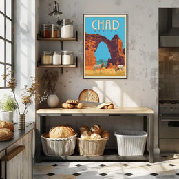 Chad Africa Adventure Travel Poster PosterGoat