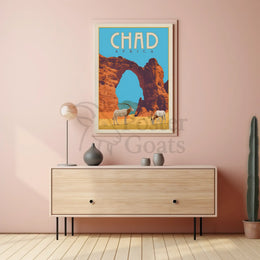 Chad Africa Adventure Travel Poster PosterGoat