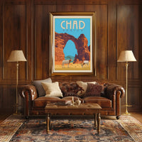 Chad Africa Adventure Travel Poster PosterGoat