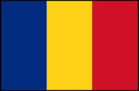 Chad National Flag Bold Patriotic Country Flag Poster PosterGoat