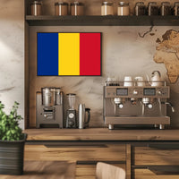 Chad National Flag Bold Patriotic Country Flag Poster PosterGoat