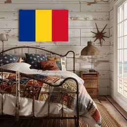 Chad National Flag Bold Patriotic Country Flag Poster PosterGoat