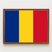 Chad National Flag Bold Patriotic Country Flag Poster PosterGoat