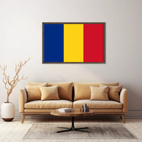 Chad National Flag Bold Patriotic Country Flag Poster PosterGoat