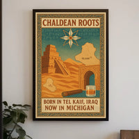 Chaldean Heritage Fusion Art Cultural or Heritage Poster PosterGoat