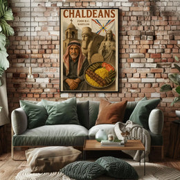 Chaldean Legacy Vintage Art Cultural Heritage Poster PosterGoat