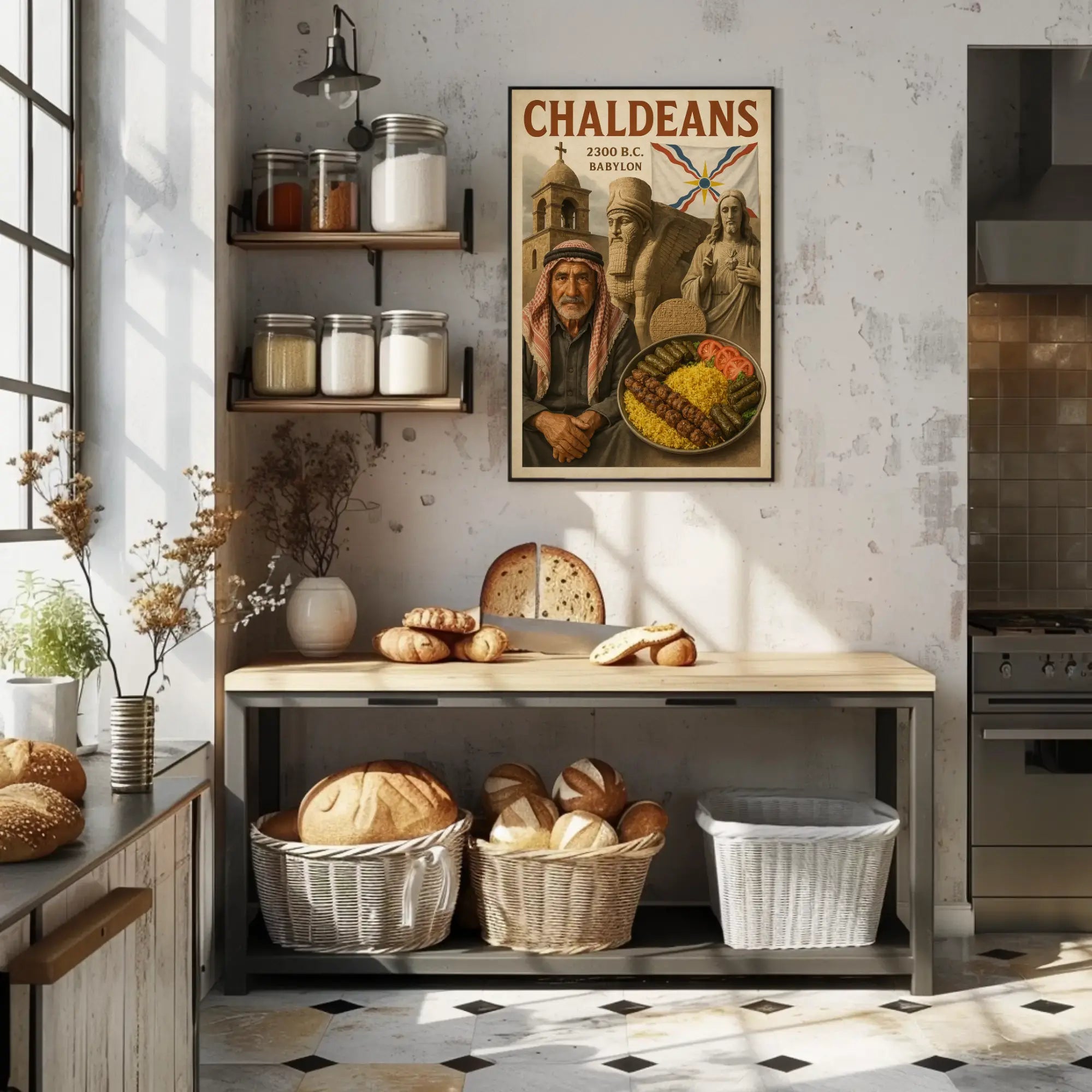 Chaldean Legacy Vintage Art Cultural Heritage Poster PosterGoat