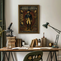 Champion of Liberty The Marquis de Lafayette Poster PosterGoat