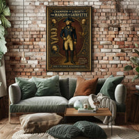 Champion of Liberty The Marquis de Lafayette Poster PosterGoat