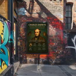 Charles Darwin Voyage Into Evolution Poster PosterGoat
