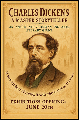 Charles Dickens A Master Storyteller Poster PosterGoat