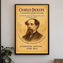 Charles Dickens A Master Storyteller Poster PosterGoat