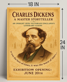 Charles Dickens A Master Storyteller Poster PosterGoat