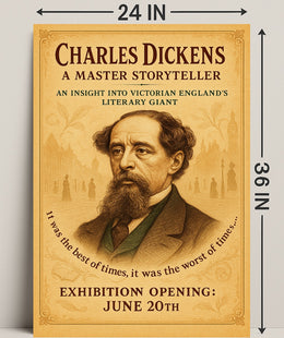 Charles Dickens A Master Storyteller Poster PosterGoat