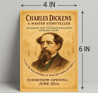 Charles Dickens A Master Storyteller Poster PosterGoat