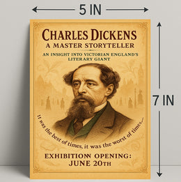 Charles Dickens A Master Storyteller Poster PosterGoat