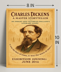 Charles Dickens A Master Storyteller Poster PosterGoat