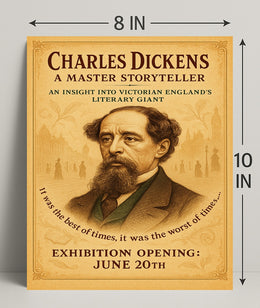 Charles Dickens A Master Storyteller Poster PosterGoat