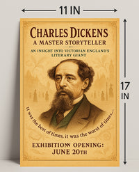 Charles Dickens A Master Storyteller Poster PosterGoat