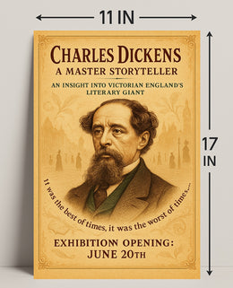Charles Dickens A Master Storyteller Poster PosterGoat