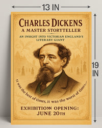 Charles Dickens A Master Storyteller Poster PosterGoat