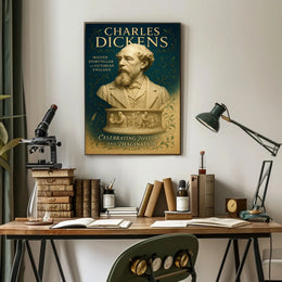 Charles Dickens Master Storyteller of Victorian England Poster PosterGoat