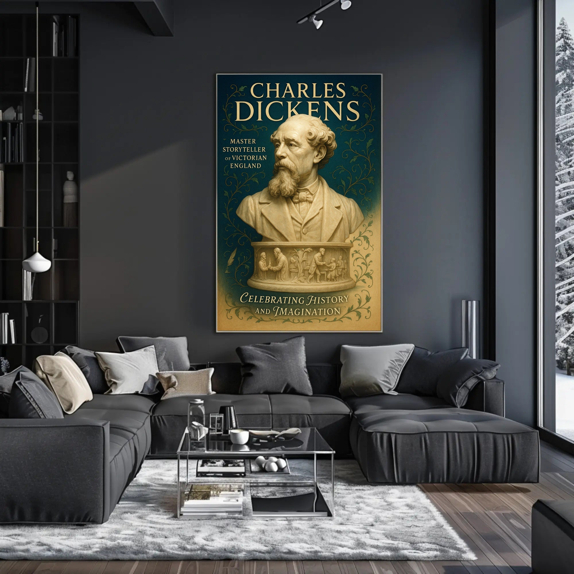 Charles Dickens Master Storyteller of Victorian England Poster PosterGoat