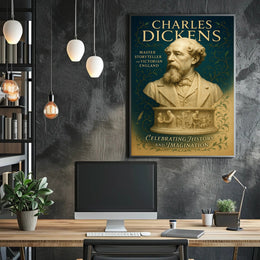 Charles Dickens Master Storyteller of Victorian England Poster PosterGoat