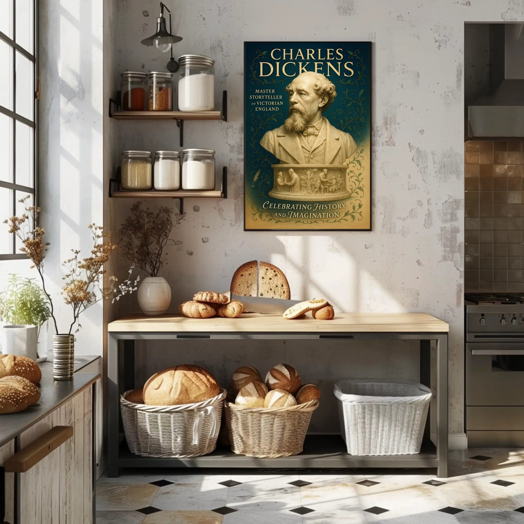 Charles Dickens Master Storyteller of Victorian England Poster PosterGoat