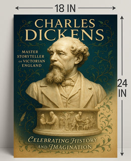 Charles Dickens Master Storyteller of Victorian England Poster PosterGoat