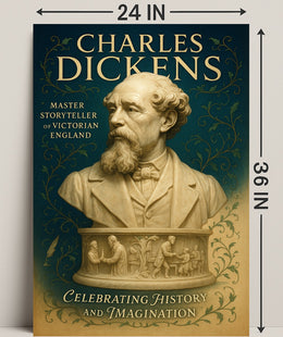 Charles Dickens Master Storyteller of Victorian England Poster PosterGoat