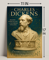 Charles Dickens Master Storyteller of Victorian England Poster PosterGoat