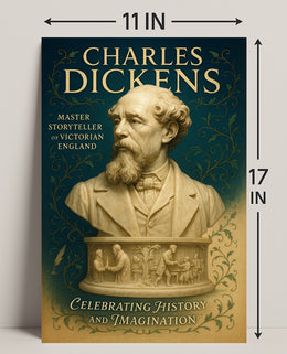 Charles Dickens Master Storyteller of Victorian England Poster PosterGoat